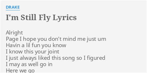 drake i'm still fly lyrics.